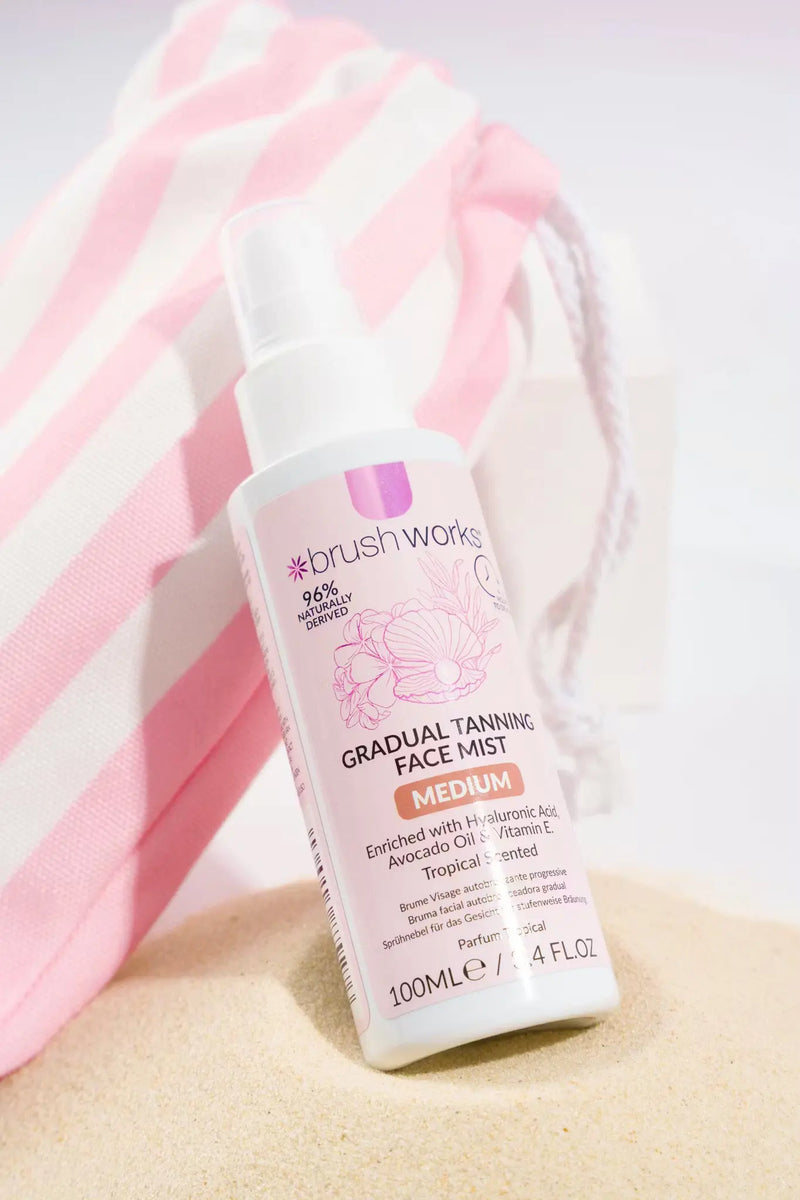 Brushworks Gradual Tanning Face Mist Medium