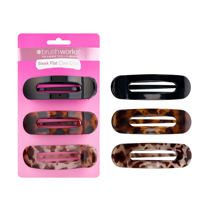 Brushworks Sleek Flat Claw Clips