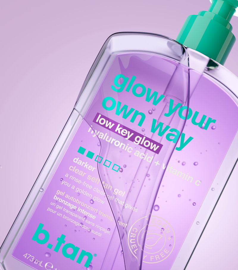 B.tan Glow Your Own Way Low Key Glow Self Tan Gel