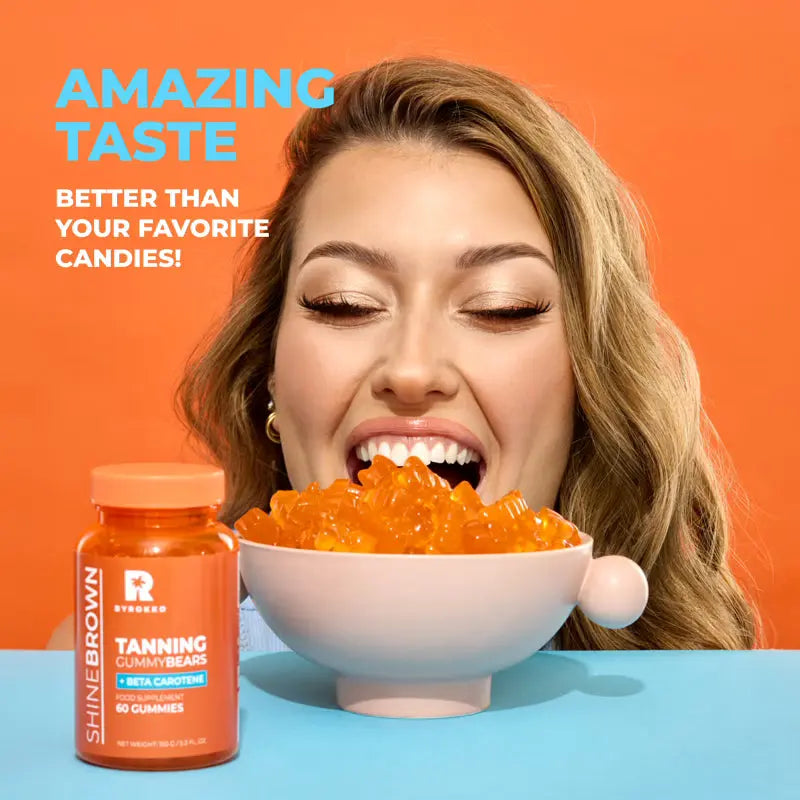 ByRokko Beta Carotene Tanning Gummies