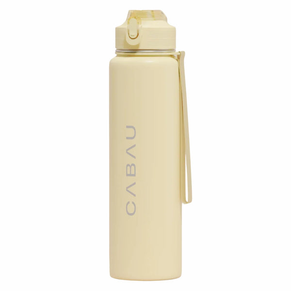 Cabau Lifestyle Bloom Bottle Stainless Steel Butter Yellow