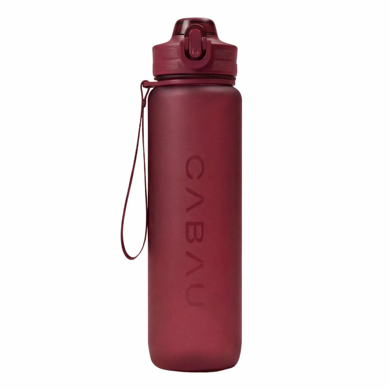 Cabau Lifestyle Bloom Water Bottle Cherry