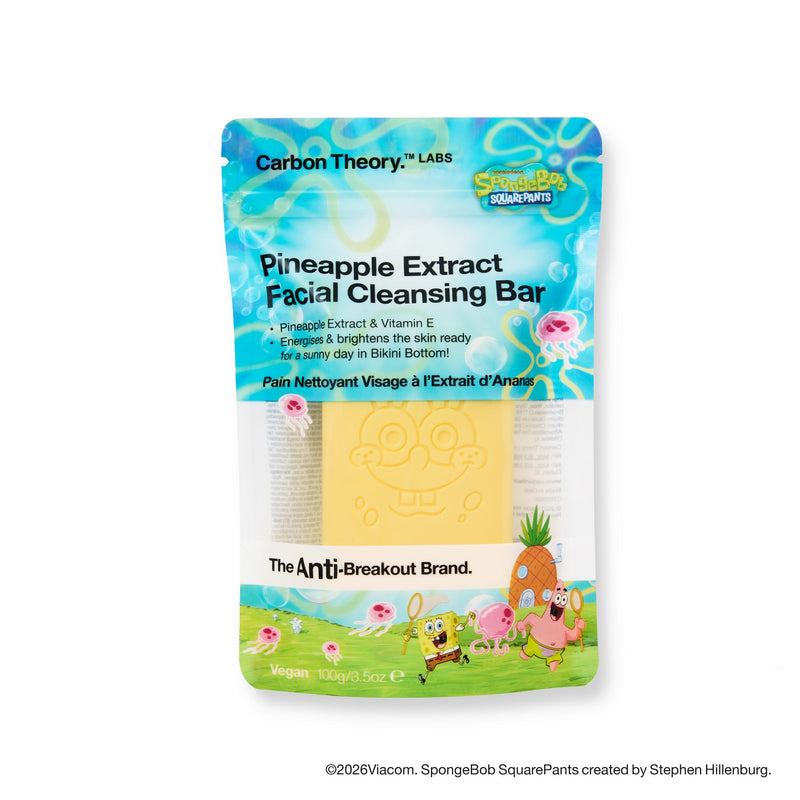 Carbon Theory X Spongebob Squarepants Spongebob’s Squarebar Pineapple Enzyme Facial Cleansing Bar 5