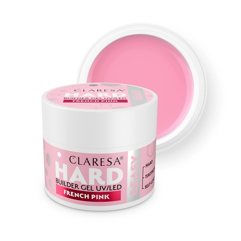 Claresa UV/LED Hard & Easy Builder Gel French Pink 12g
