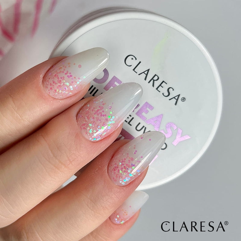 Claresa UV/LED Soft & Easy Builder Gel Milky White 12g