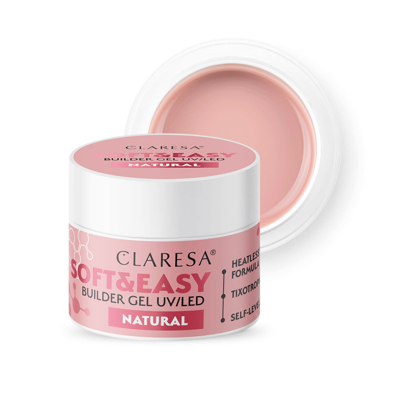 Claresa UV/LED Soft & Easy Builder Gel Naturel 12g