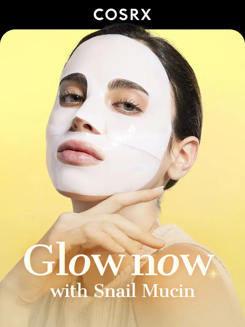 COSRX Advanced Snail Mucin Glass Glow Hydrogel Mask 3-Pack