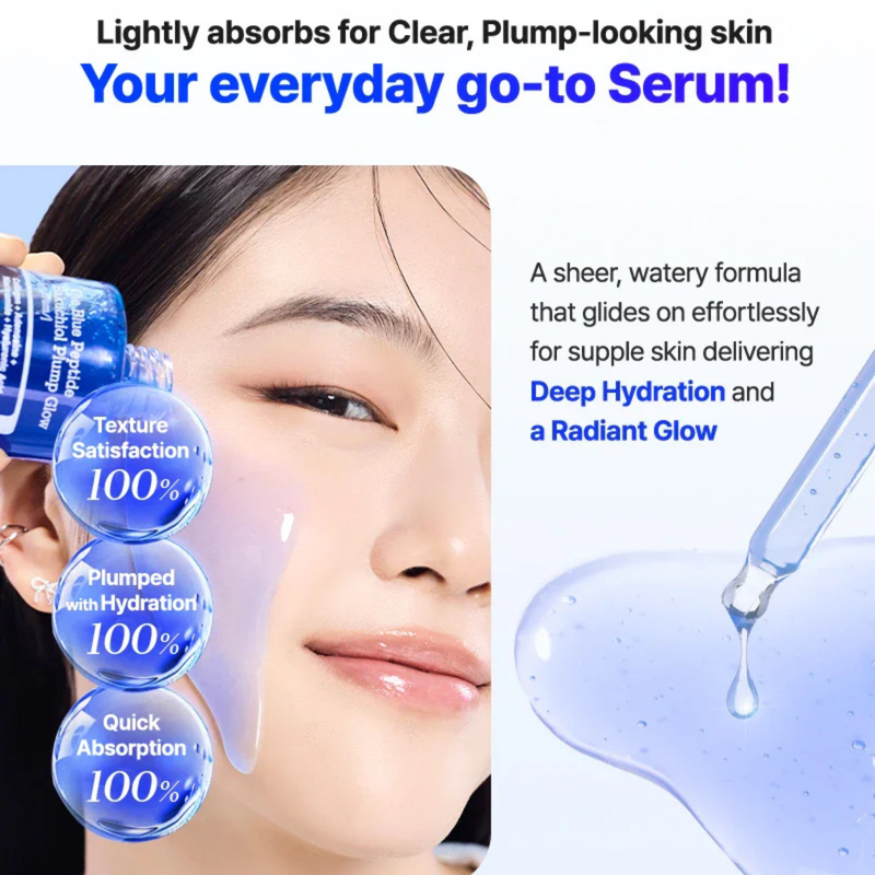 COSRX The Blue Peptide Bakuchiol Plump Glow Serum