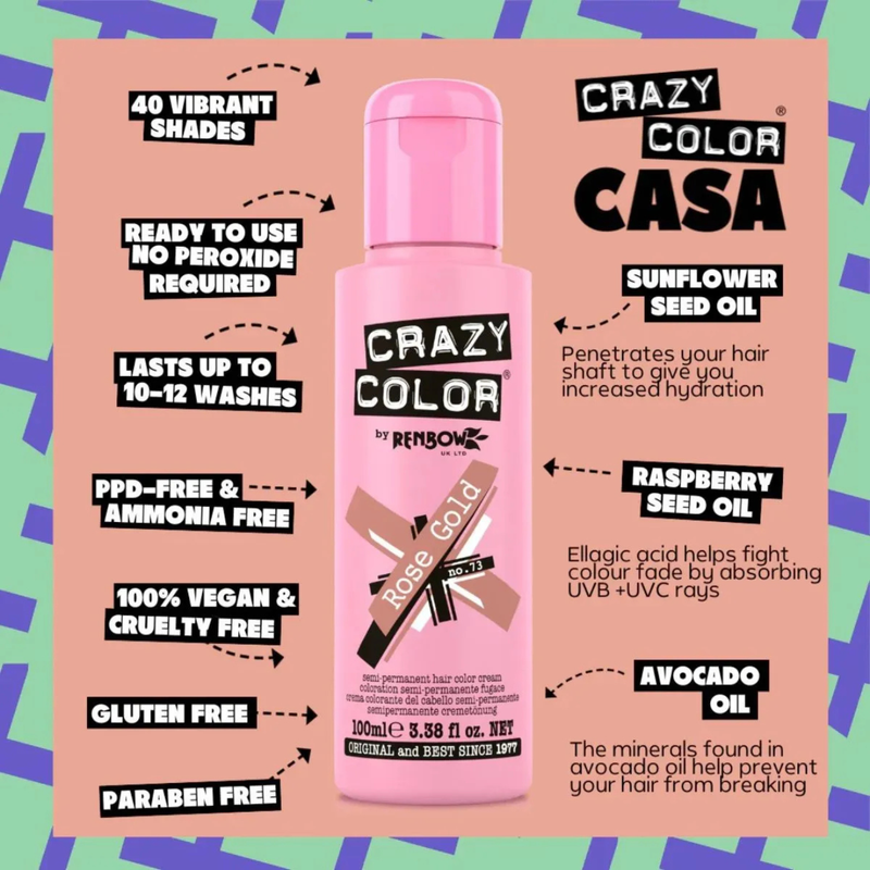Crazy Color 73 Rose Gold