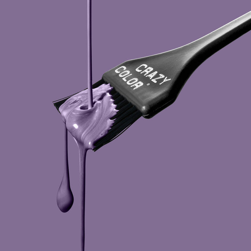 Crazy Color 75 Ice Mauve, semi-permanente haarverf in metallic violet, foto 4 van 6