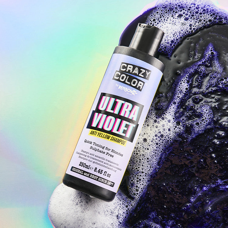 Crazy Color Ultra Violet Anti Yellow Shampoo 3