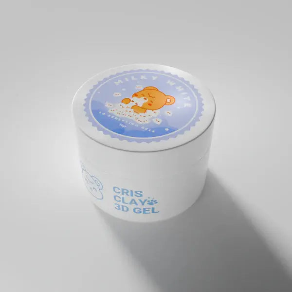 Crisania Neri Cris Clay Korean Milky White 3D Gel