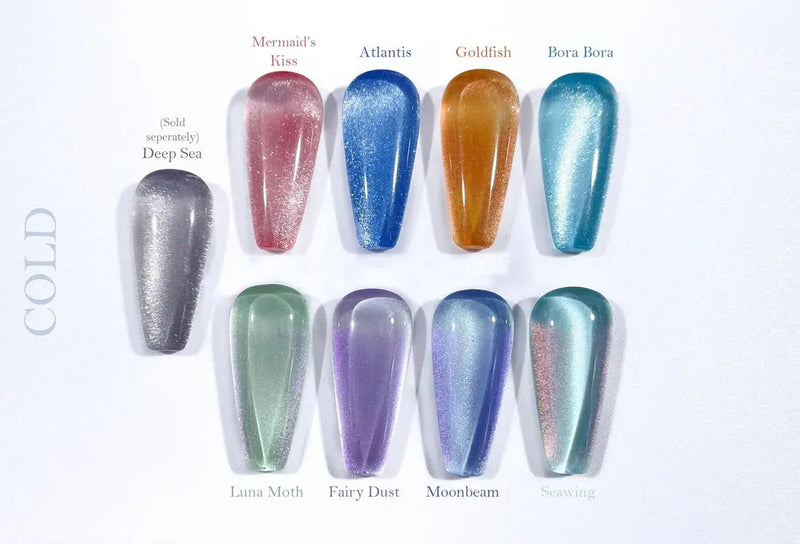 Crisania Neri Sea x Sky Magnetic Cat Eye Gel Polish Goldfish
