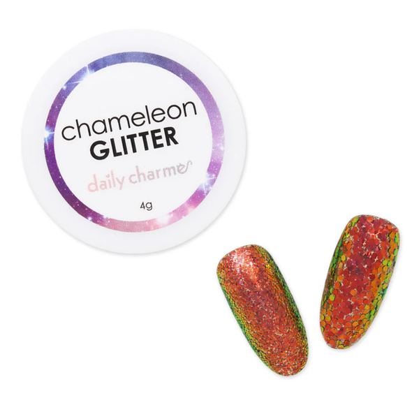 Daily Charme Chameleon Color Shifting Hex Glitter Dark Phoenix