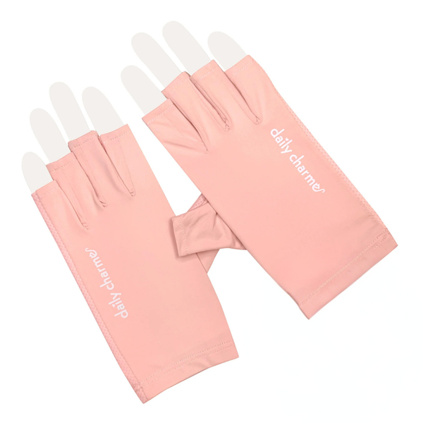 Daily Charme Gel Manicure UV Protection Gloves Pink