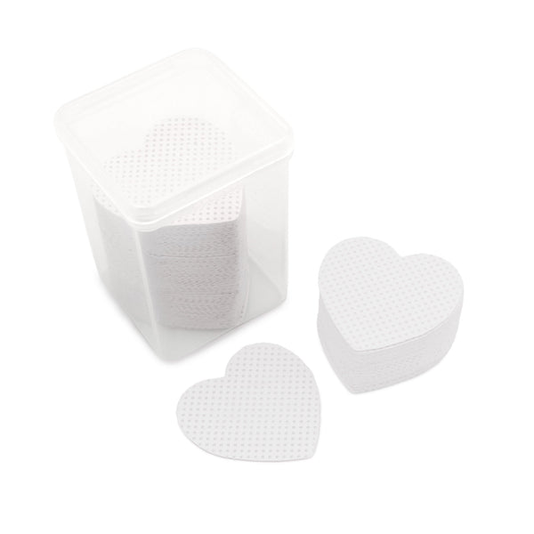 Daily Charme Heart-Shaped Nail Cleansing Wipe White 200pcs