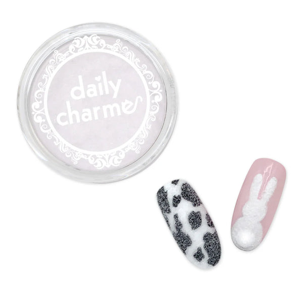 Daily Charme Nail Art Velvet Flocking Powder White