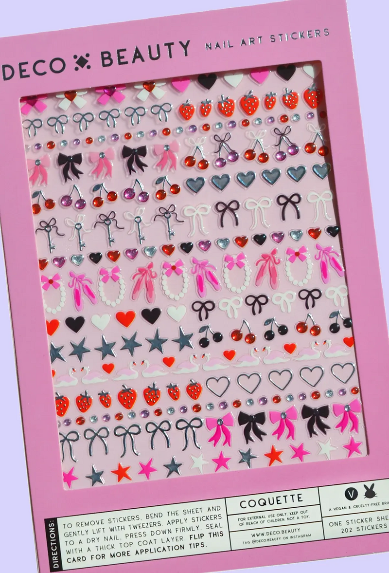 Deco Beauty Nail Art Stickers Coquette
