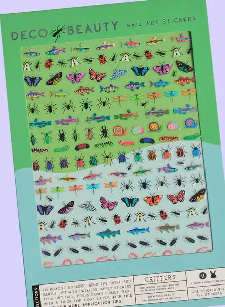 Deco Beauty Nail Art Stickers Critters