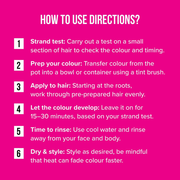 Directions Hair Color #alpine Green, semi-permanente haarverf in alpine groen, foto 5 van 6