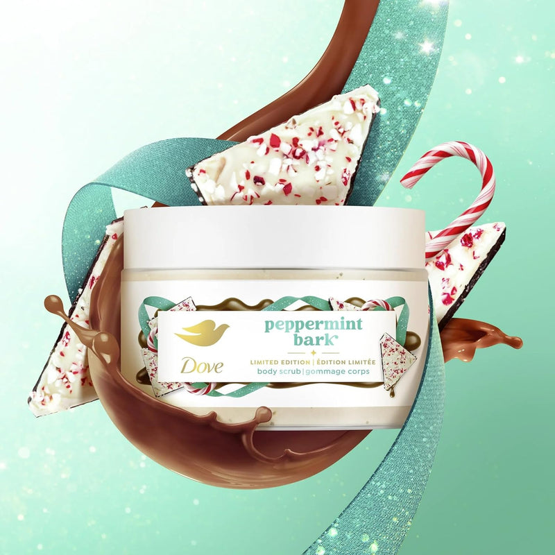 Dove Body Scrub Peppermint Bark 3.5oz