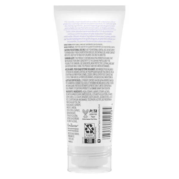 Dove Whole Body Coconut & Vanilla Deodorant Cream