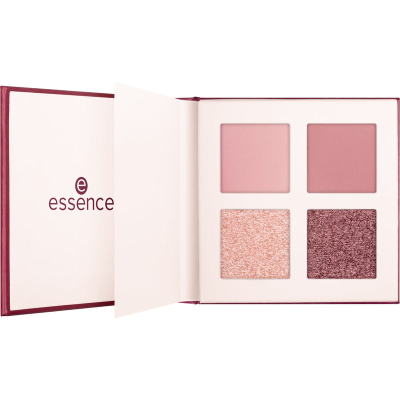 Essence Book Lovers Club Chapter Eyeshadow Palette 01 Chapter: Love Letters, oogschaduwpalet met roze en nude tinten.