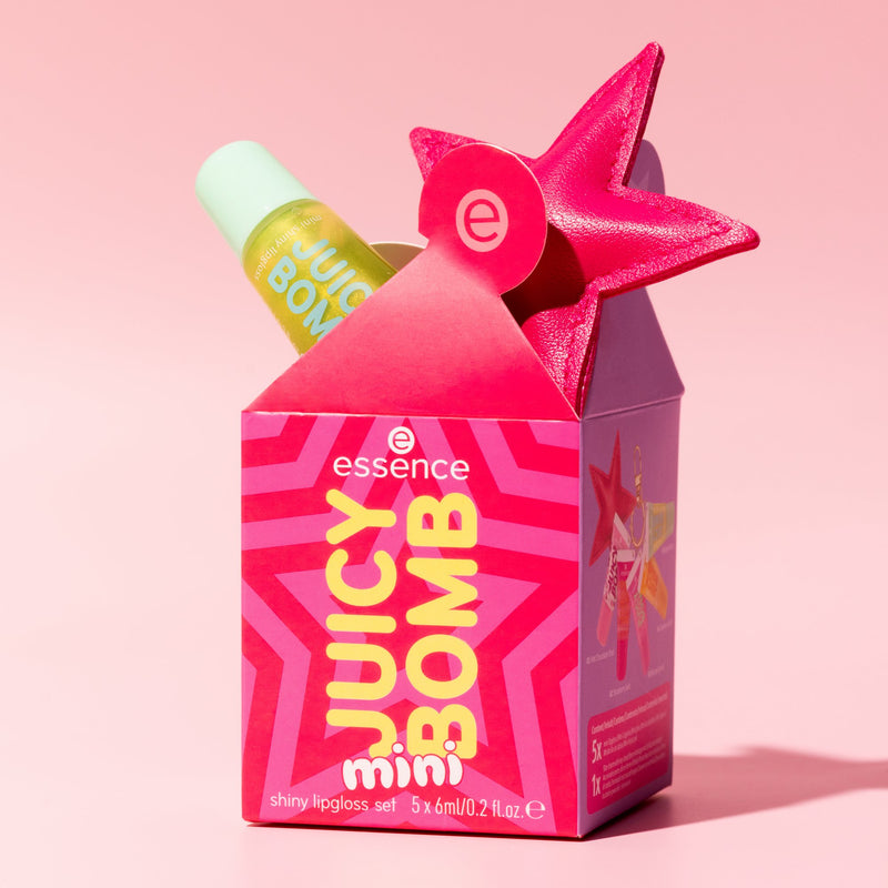 Essence Juicy Bomb Mini Shiny Lipgloss Set 01 Holiday Happiness