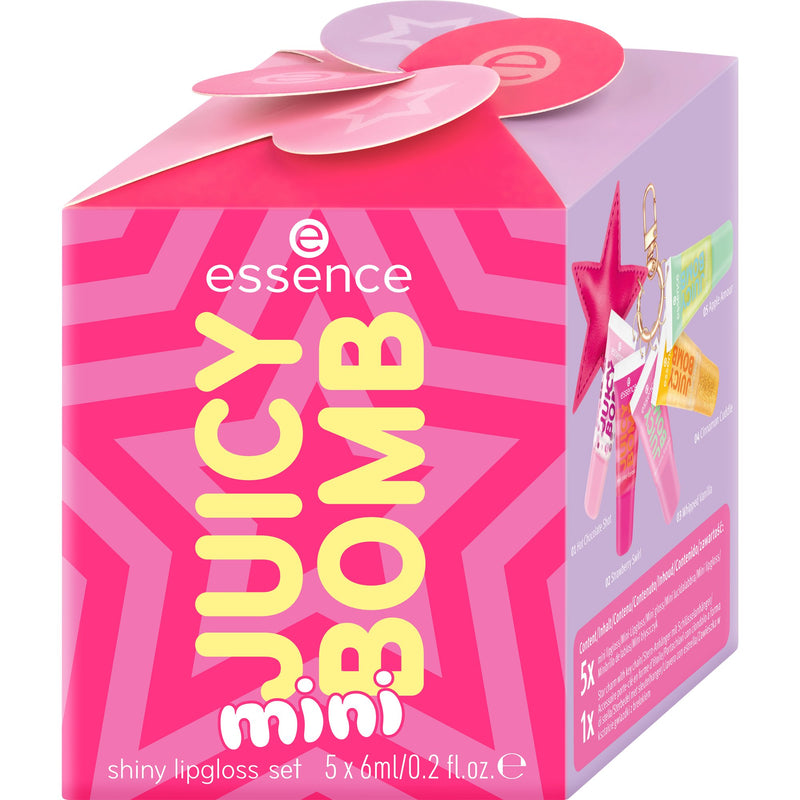 Essence Juicy Bomb Mini Shiny Lipgloss Set 01 Holiday Happiness