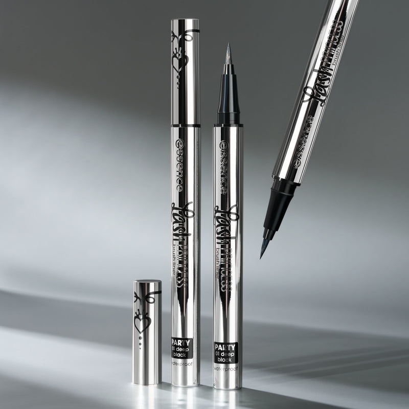 Essence Lash Princess Brush Liner Party 01 Deep Black Waterproof