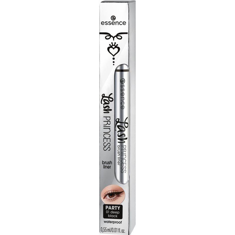 Essence Lash Princess Brush Liner Party 01 Deep Black Waterproof