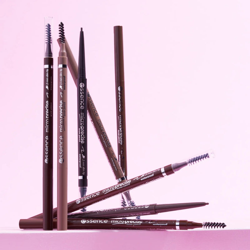 Essence Micro Precise Brow Pencil 01 Cool Blonde, ultra-dun wenkbrauwpotlood, foto 4 van 5