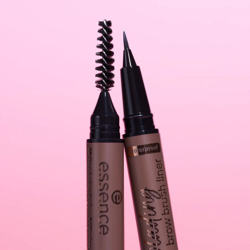Essence Microblading Brow Brush Liner 02 Light Brown, vloeibare wenkbrauw liner, foto 5 van 6