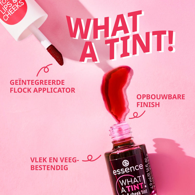 Essence What A Tint! Lip & Cheek Tint 04 Strawberry Rush