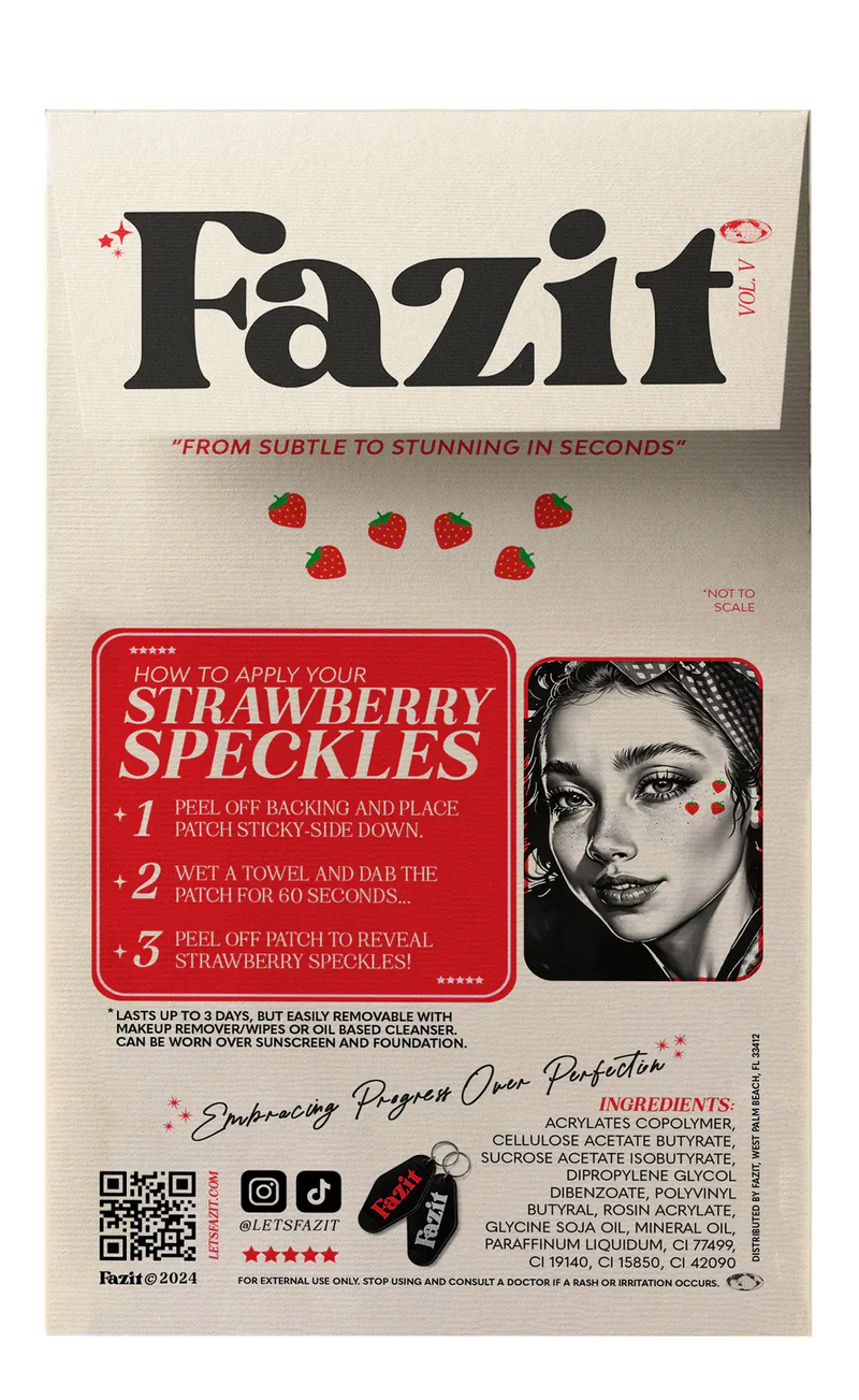 Fazit Make Up Patches Strawberry Speckles