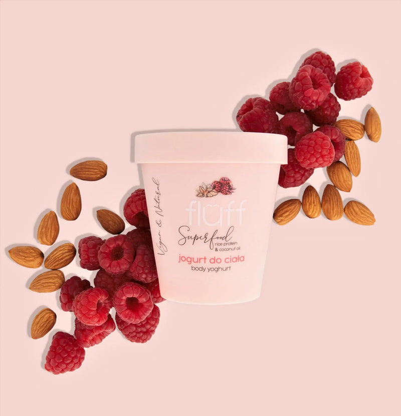 Fluff Body Yoghurt Raspberries & Almonds