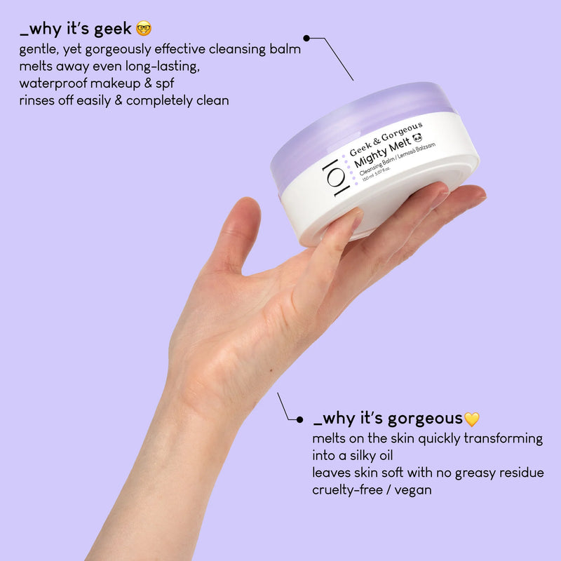 Geek & Gorgeous Mighty Melt Cleansing Balm 150 ml.