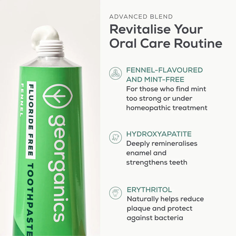 Georganics Toothpaste Fluoride Free
