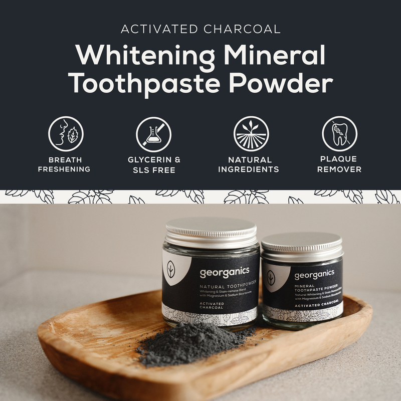 Georganics Whitening Toothpowder Charcoal