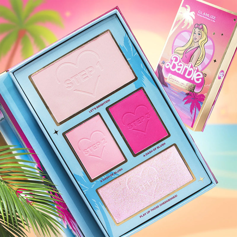 Glamlite x Barbie Dream In Pink Complexion Kit