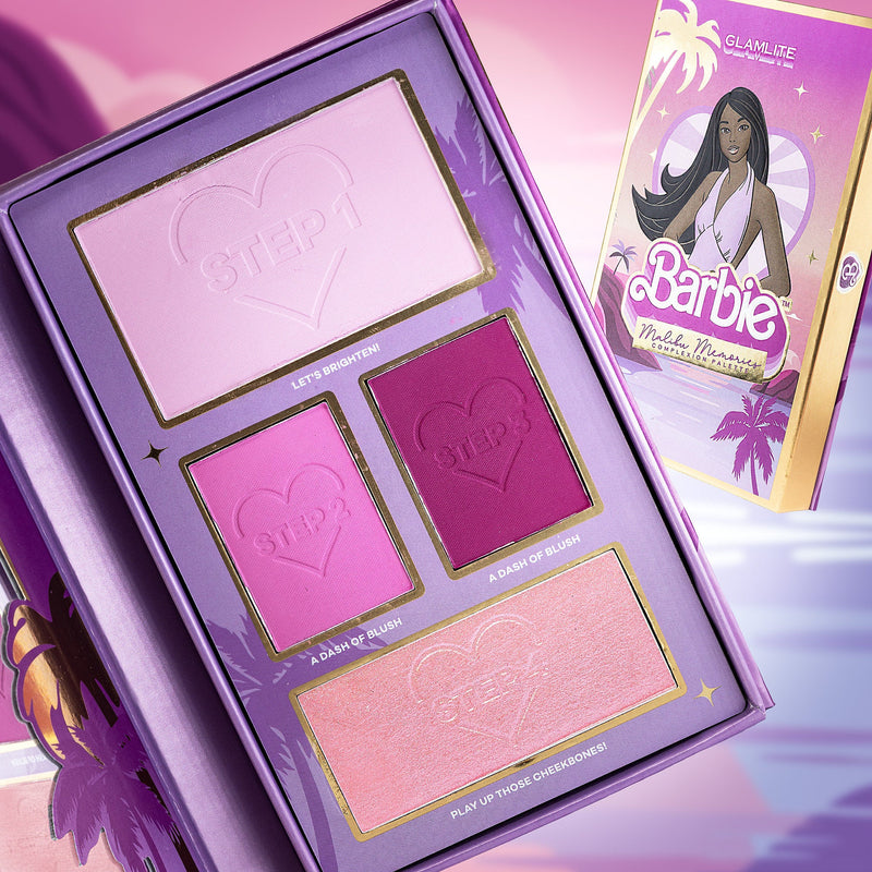 Glamlite x Barbie Malibu Memories Complexion Kit