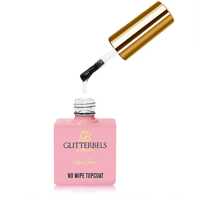 Glitterbels No Wipe Top Coat Hema Free
