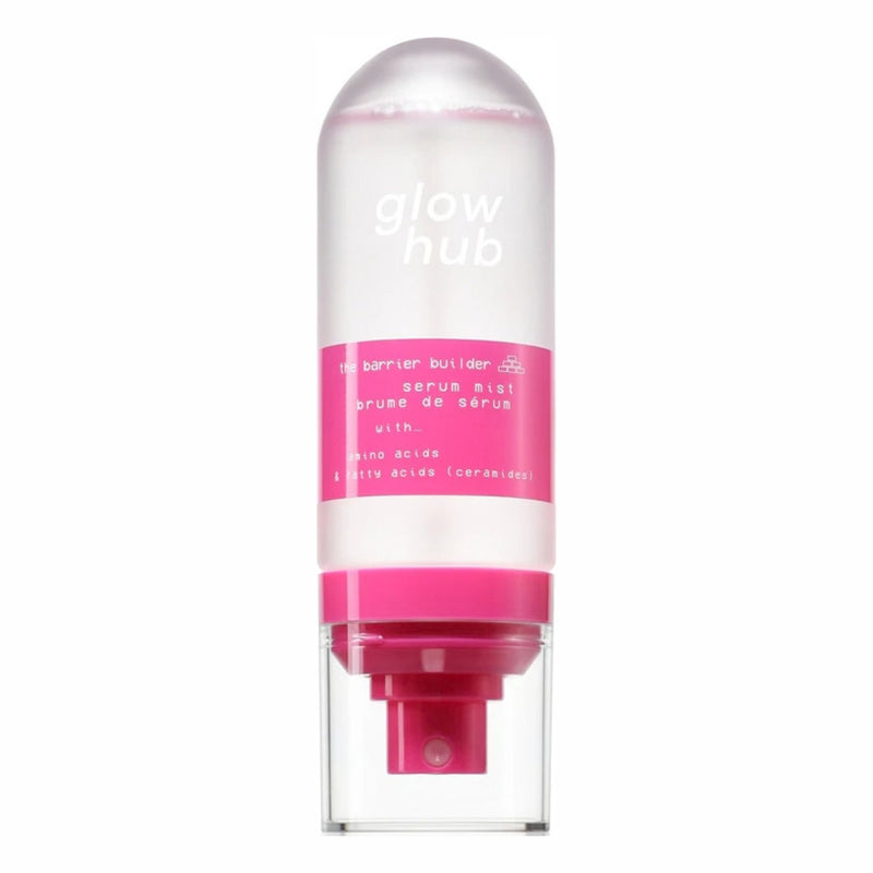 Glow Hub Barrier Builder Facial Mist, hydraterende en kalmerende serum mist