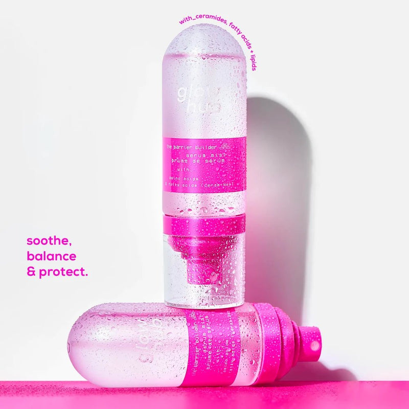 Glow Hub Barrier Builder Facial Mist, hydraterende en kalmerende serum mist