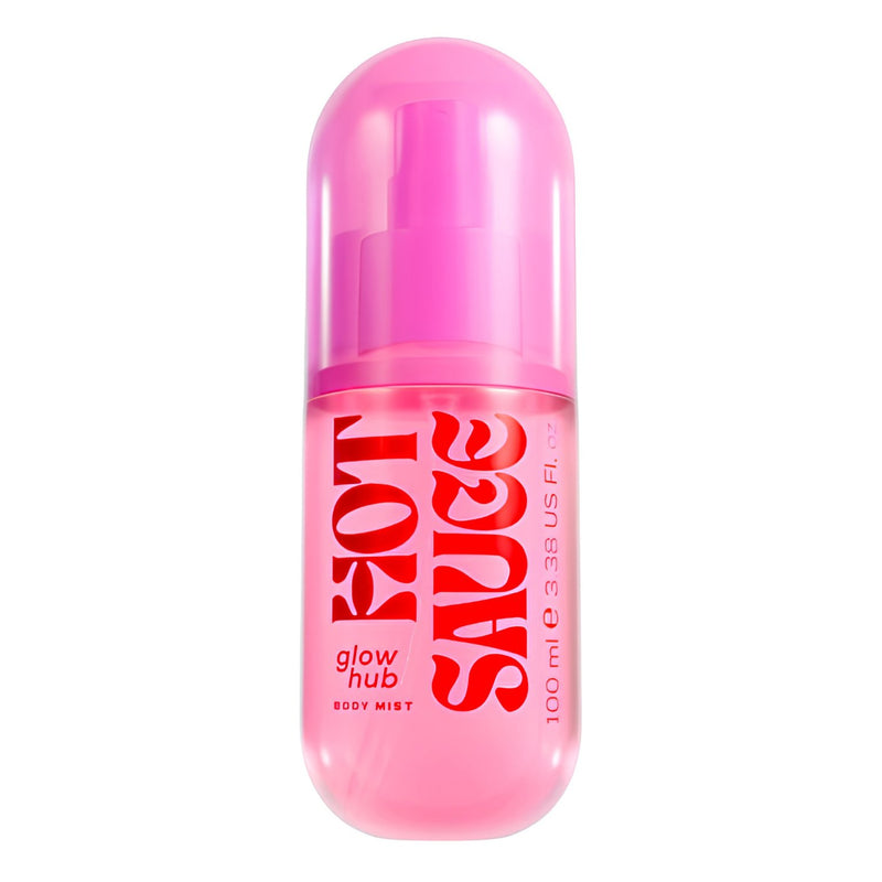 Glow Hub Body Mist Hot Sauce, body mist met kers en muskus geur voor haar en lichaam