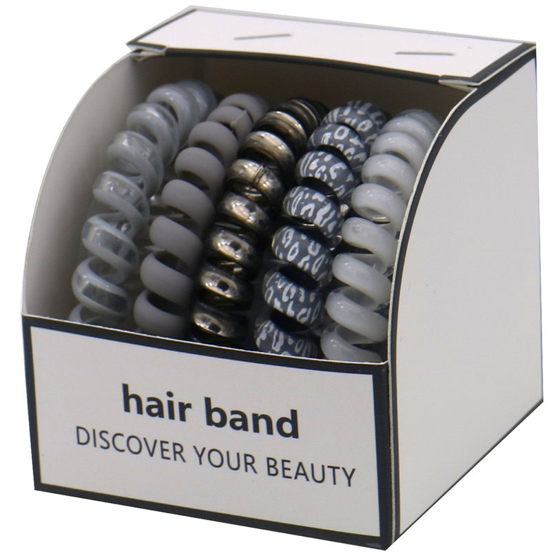 Hair Accessories Rubber Hair Bands Blue 5pcs