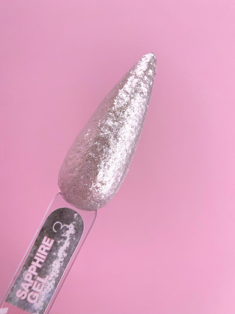 Lunamoon Sapphire Gel Nr3 glittergel