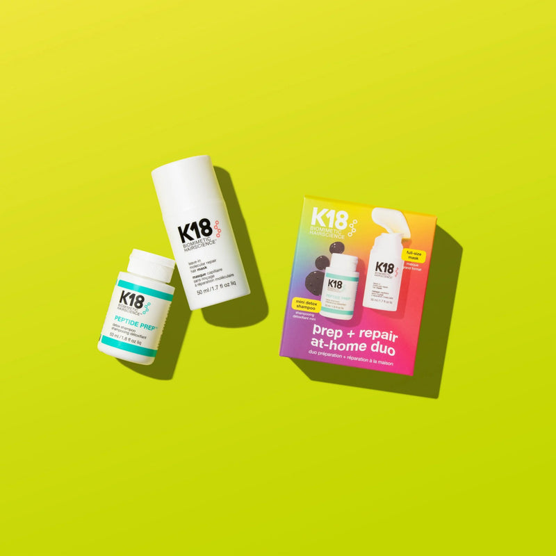 K18 Hair Prep + Repair Duo At Home