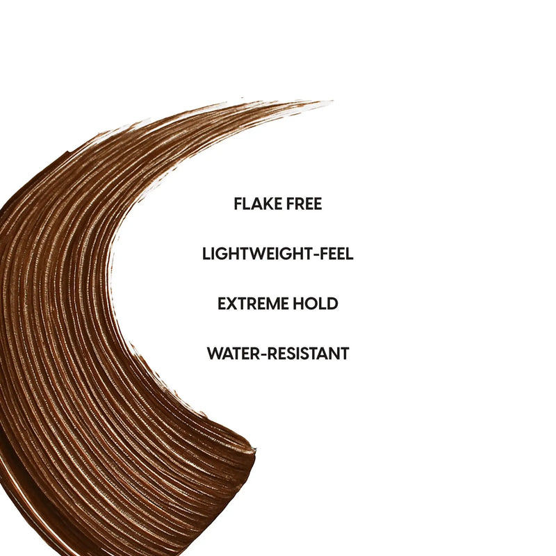 Kara Beauty Browsy Tinted Brow Gel Mocha Brown, getinte wenkbrauwgel voor definitie en volume