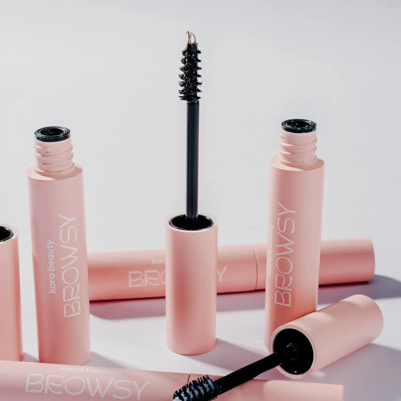 Kara Beauty Browsy Tinted Brow Gel Clear, getinte wenkbrauwgel voor definitie en hold